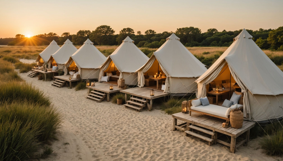 Glamping en charente-maritime : la tendance camping chic qui séduit